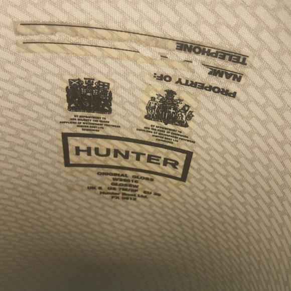 COPY - Tiffany Blue Hunter Rain boots - Picture 3 of 5